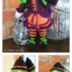 Halloween Witch Doll Knitting Pattern