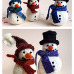 Little Snowman Free Knitting Pattern