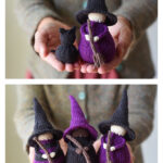 Little Witch Charm Set Knitting Pattern