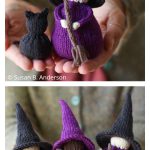 Little Witch Charm Set Knitting Pattern