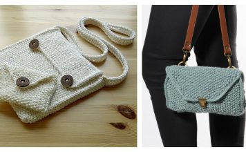 Moss Stitch Bag Free Knitting Pattern