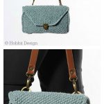 Moss Stitch Bellis Purse Free Knitting Pattern