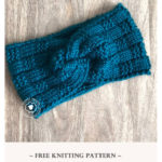Prism Twist Headband Free Knitting Pattern