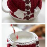 Santa’s Mug Cozy Free Knitting Pattern