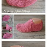 Seamless Slippers Free Knitting Pattern and Video Tutorial