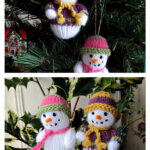 Snowman Free Knitting Pattern