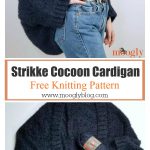 Strikke Cocoon Cardigan Free Knitting Pattern