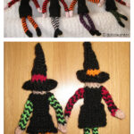 Tiny Halloween Witch Free Knitting Pattern