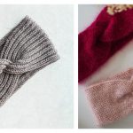 Twist Headband Free Knitting Pattern