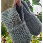 Warm Weekend Slipper Free Knitting Pattern