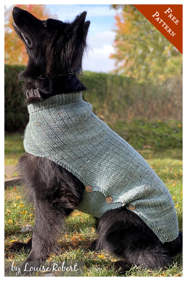 Whisky Dog Sweater Free Knitting Pattern