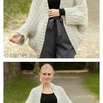 Winter Cocoon Cardigan Free Knitting Pattern