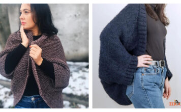 Winter Cocoon Cardigan Knitting Patterns