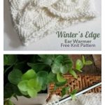 Winter’s Edge Twist Ear Warmer Free Knitting Pattern