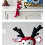 Christmas Deer Doll Knitting Pattern