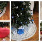 Christmas Tree Skirt Free Knitting Pattern