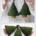 Easy Christmas Trees Free Knitting pattern