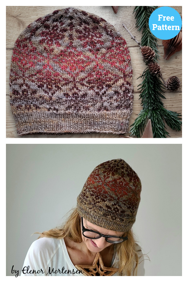 Love in a Mist Hat Free Knitting Pattern