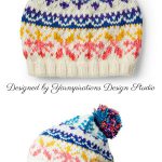 Love to Knit Fair Isle Hat Free Pattern