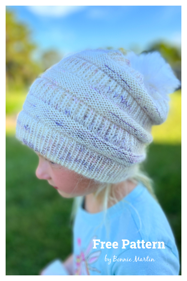 CC Style Boulder Beanie Hat Free Knitting Pattern
