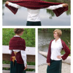 Versatility Multi-Wear Cabled Scarf Free Knitting Pattern