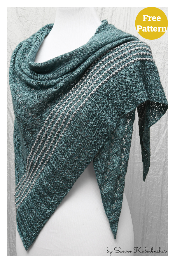 Aljusa Shawl Free Knitting Pattern