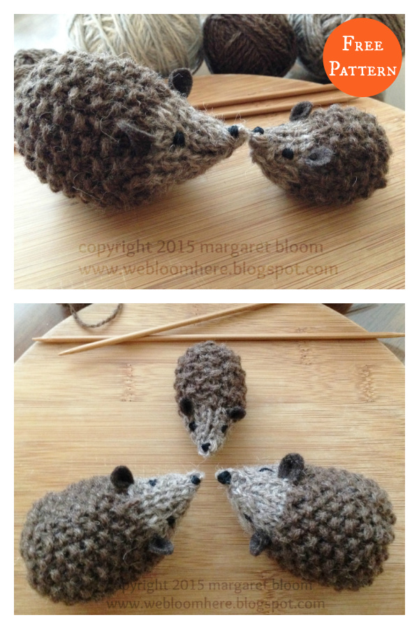 Amigurumi Hedgehog Free Knitting Pattern 