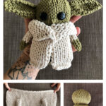 Amigurumi Yoda Doll Free Knitting Pattern