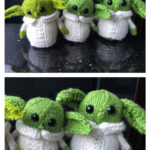 Baby Alien Keyring Free Knitting Pattern