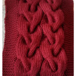 Chunky Braided Cable Cowl Free Knitting Pattern