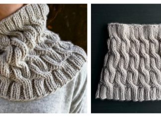 Chunky Cable Cowl Free Knitting Pattern