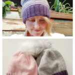 Double-Thick Cuff Hat Free Knitting Pattern and Video Tutorial