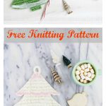 Felted Christmas Tree Potholder Free Knitting Pattern