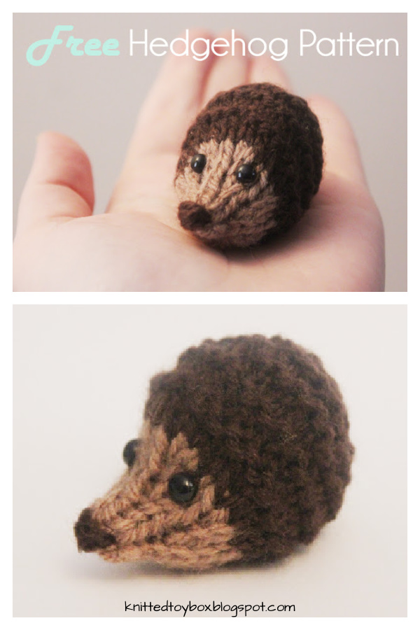 Harry Hedgehog Free Knitting Pattern