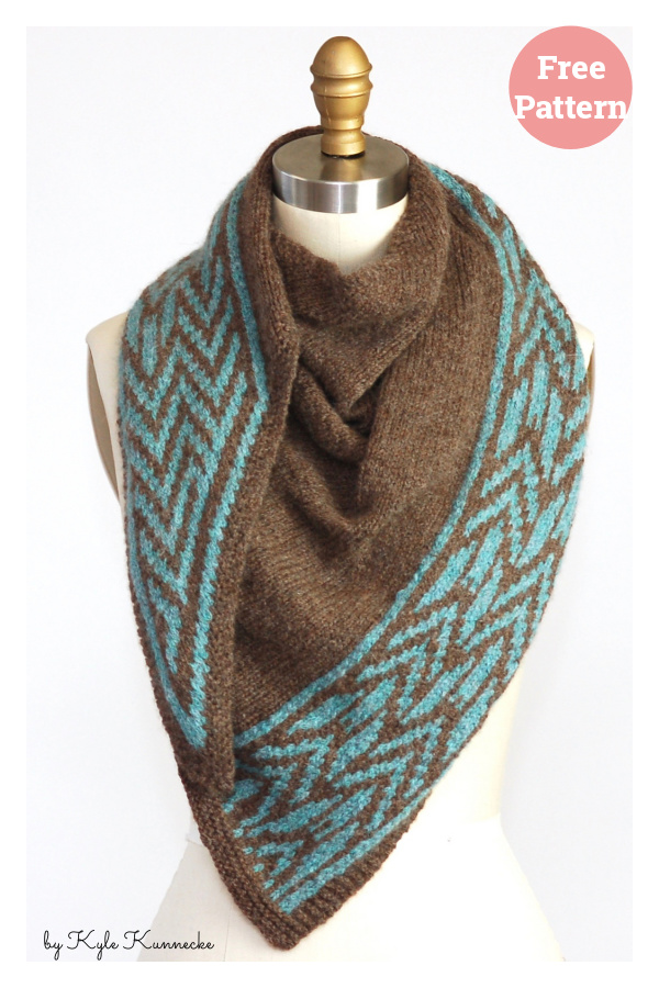 Lucio Shawl Knitting Pattern