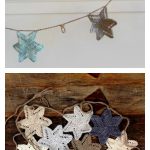 Luxury Holiday Star Garland Free Knitting Pattern