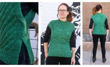 Open Road Sweater Vest Free Knitting Pattern