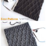 Travelling Cables Cowl Free Knitting Pattern