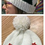 Tree Topper Hat Free Knitting Pattern