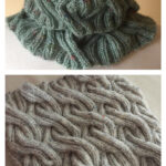 Whirling Winds Cable Cowl Free Knitting Pattern