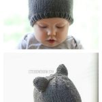 Baby Bear Hat Free Knitting Pattern