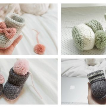 Bon Baby Booties Free Knitting Pattern