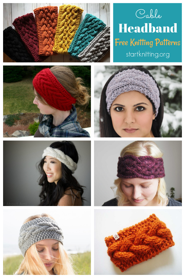 Cable Headband Free Knitting Patterns