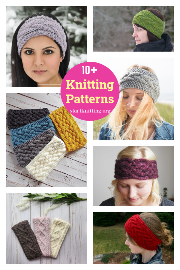 10+ Cable Headband Knitting Patterns