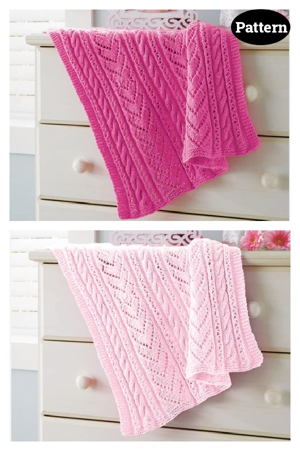 Lots'a Love Baby Blanket Knitting Pattern