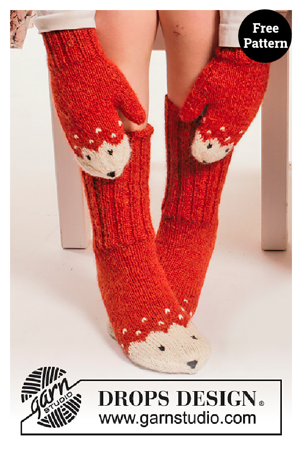 Miss Fox Socks Free Knitting Pattern