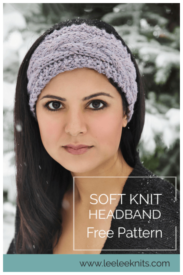 The Softest Winter Cable Headband Free Knitting Pattern