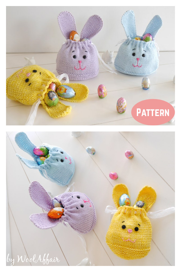 Bunny Bag Knitting Pattern 