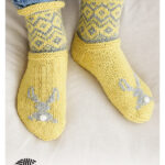 Bunny Hide Socks Free Knitting Pattern