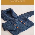 Capuccino Cardigan With Hood Free Knitting Pattern
